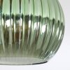 Koyoto Plafonnier, Boule lumineuse 40 cm Brun, Couleur bois, Noir, 3 lumières