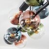 Gastor Plafonnier, Boule lumineuse Bleu, Vert, Clair, Cuivré, 10 lumières