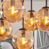 Gastor Plafonnier, Boule lumineuse Ambre, 5 lumières