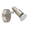 Kinley Plafonnier Luminaires Globo Lighting Chrome, Nickel mat, 1 lumière
