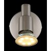 Kinley Plafonnier Luminaires Globo Lighting Chrome, Nickel mat, 1 lumière