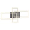 Sapena Plafonnier Luminaires Globo Lighting LED Gris, Noir, 1 lumière
