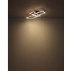 Sapena Plafonnier Luminaires Globo Lighting LED Gris, Noir, 1 lumière