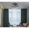 Conway Ventilateur de plafond lumineux Luminaires Globo Lighting LED Noir, 1 lumière, Télécommandes