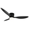 Armando Ventilateur de plafond lumineux Luminaires Globo Lighting LED Noir, 1 lumière, Télécommandes