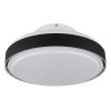 Carney Ventilateur de plafond lumineux Luminaires Globo Lighting LED Blanc, 1 lumière, Télécommandes