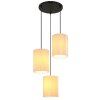 Page Suspension Luminaires Globo Lighting Noir, 3 lumières