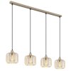 Alfred Suspension Luminaires Globo Lighting Sable, 4 lumières