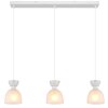 Massey Suspension Luminaires Globo Lighting Blanc, 3 lumières
