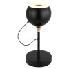 Donovan Lampe à poser Luminaires Globo Lighting LED Chrome, Noir, 1 lumière