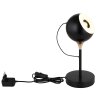 Donovan Lampe à poser Luminaires Globo Lighting LED Chrome, Noir, 1 lumière