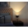Donovan Lampe à poser Luminaires Globo Lighting LED Chrome, Noir, 1 lumière