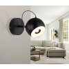 Donovan Applique murale Luminaires Globo Lighting LED Chrome, Noir, 1 lumière