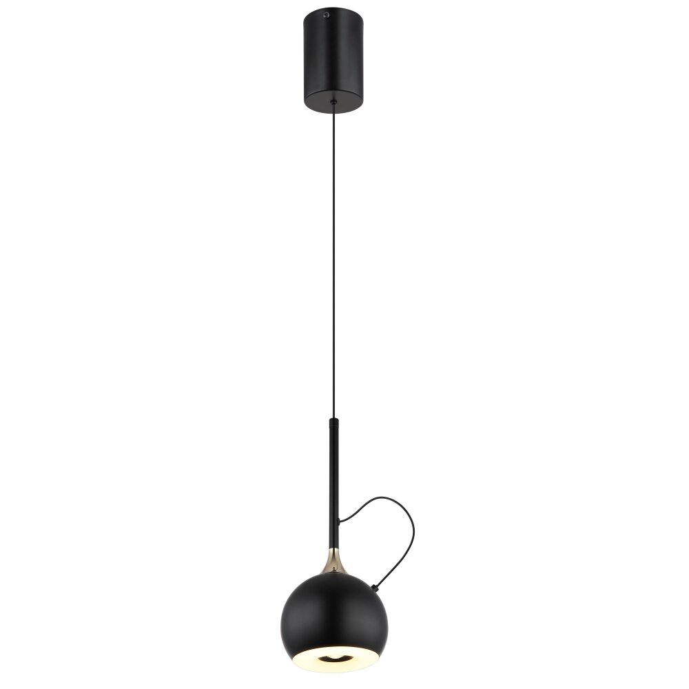 Donovan Suspension Luminaires Globo Lighting LED Chrome, Noir, 1 lumière main product photo