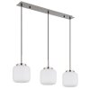 Kladora Suspension Luminaires Globo Lighting Nickel mat, 3 lumières