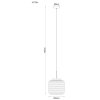 Kladora Suspension Luminaires Globo Lighting Nickel mat, 1 lumière