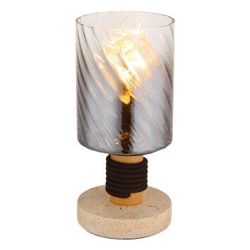 Osborne Lampe à poser Luminaires Globo Lighting Brun, Pierre, 1 lumière