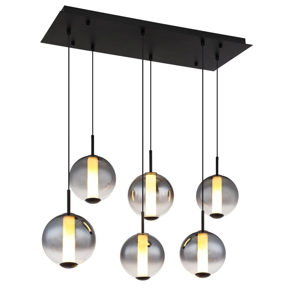 Lacy Suspension Luminaires Globo Lighting LED Noir, 1 lumière main product photo