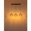 Greys Suspension Luminaires Globo Lighting Noir, 3 lumières