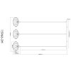 Greys Suspension Luminaires Globo Lighting Noir, 3 lumières
