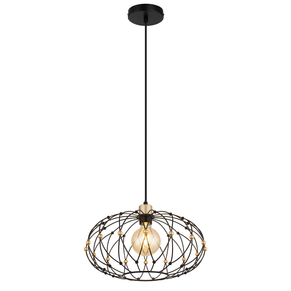Greys Suspension Luminaires Globo Lighting Noir, 1 lumière main product photo