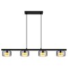 Higgins Suspension Luminaires Globo Lighting Noir, 4 lumières Higgins Suspension Luminaires Globo Lighting Noir, 4 lumières