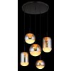 Severin Suspension Luminaires Globo Lighting LED Noir, 1 lumière