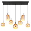 Severin Suspension Luminaires Globo Lighting LED Noir, 1 lumière