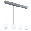 Simmons Suspension Luminaires Globo Lighting LED Gris, 1 lumière