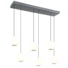 Simmons Suspension Luminaires Globo Lighting LED Gris, 1 lumière