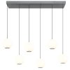 Simmons Suspension Luminaires Globo Lighting LED Gris, 1 lumière