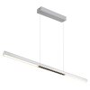 Cody Suspension Luminaires Globo Lighting LED Aluminium brossé, Blanc, 1 lumière