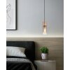 Annika Suspension Luminaires Globo Lighting Brun, 1 lumière