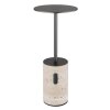 Travertin Lampe à poser Luminaires Globo Lighting LED Gris, 1 lumière