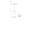 Travertin Lampe à poser Luminaires Globo Lighting LED Gris, 1 lumière