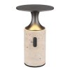 Travertin Lampe à poser Luminaires Globo Lighting LED Gris, 1 lumière