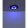 Jayden Plafonnier Luminaires Globo Lighting LED Noir, 1 lumière, Télécommandes, Changeur de couleurs