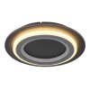 Jayden Plafonnier Luminaires Globo Lighting LED Noir, 1 lumière, Télécommandes, Changeur de couleurs