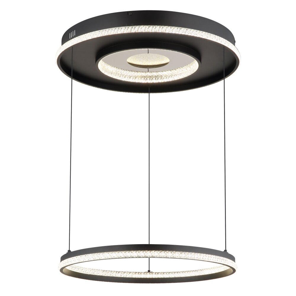 Marsh Suspension Luminaires Globo Lighting LED Noir, 1 lumière, Télécommandes main product photo