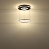 Marsh Suspension Luminaires Globo Lighting LED Noir, 1 lumière, Télécommandes