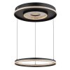 Marsh Suspension Luminaires Globo Lighting LED Noir, 1 lumière, Télécommandes