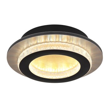 Jayden Plafonnier Luminaires Globo Lighting LED Or, Noir, 1 lumière