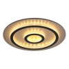 Jayden Plafonnier Luminaires Globo Lighting LED Or, Noir, 1 lumière, Télécommandes