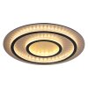 Jayden Plafonnier Luminaires Globo Lighting LED Or, Noir, 1 lumière, Télécommandes