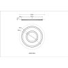 Jayden Plafonnier Luminaires Globo Lighting LED Blanc, 1 lumière, Télécommandes