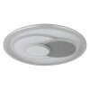 Ruiz Plafonnier Luminaires Globo Lighting LED Argenté, Blanc, 1 lumière