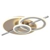 Norris Plafonnier Luminaires Globo Lighting LED Champagne, Chrome, 1 lumière