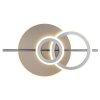 Norris Plafonnier Luminaires Globo Lighting LED Champagne, Chrome, 1 lumière