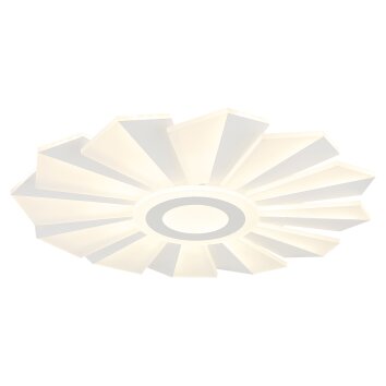 Alwina Plafonnier Luminaires Globo Lighting LED Blanc, 1 lumière, Télécommandes