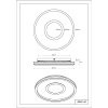 Emory Plafonnier Luminaires Globo Lighting LED Noir, 1 lumière
